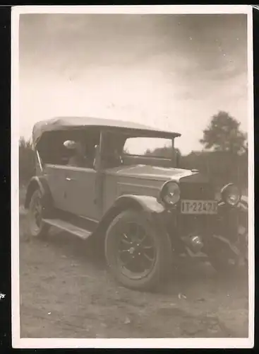 Fotografie Auto Fiat 509 (1926), Kfz-Kennzeichen Provinz Hessen-Nassau