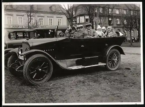 Fotografie Auto Stoewer D5 (1921 /23), Cabriolet mit Kennzeichen IY-91194