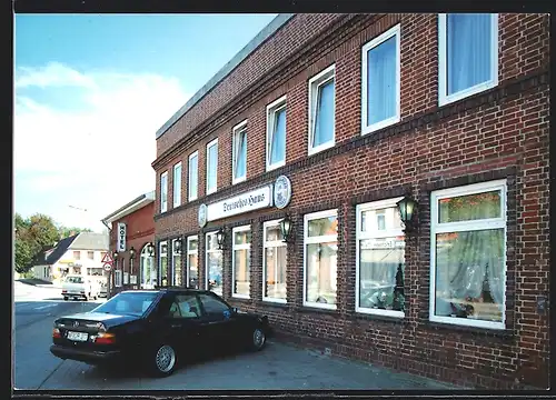 AK Leck /Nordfriesland, Hotel-Restaurant Deutsches Haus, Inh. Rudolf Eberwein, Hauptstrasse 8