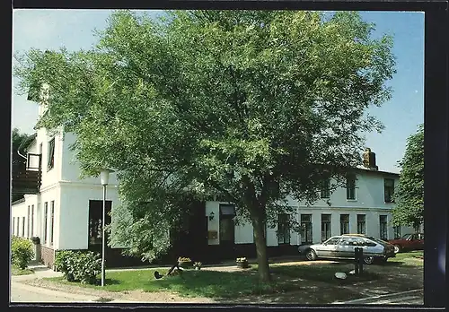 AK Warwerort a. d. Nordsee, Hotel-Pension Das weisse Haus am Meer, Inh. Karl-Heinz Voss