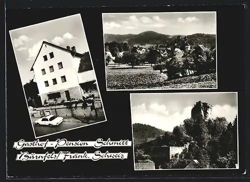 AK Bärnfels /Fränk. Schweiz, Gasthof-Pension Schmitt