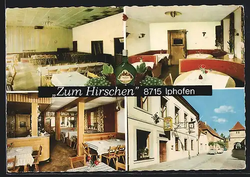 AK Iphofen, Gasthaus & Metzgerei Zum Hirschen