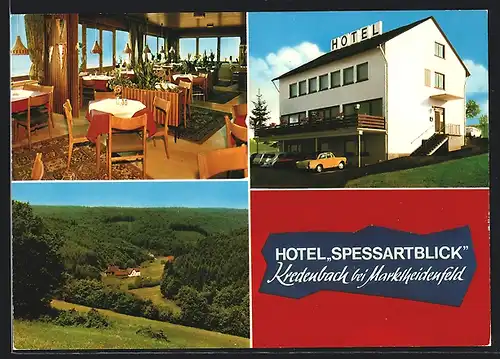 AK Kredenbach / Spessart, Hotel-Pension Spessartblick, Bes. Fam. Havestadt