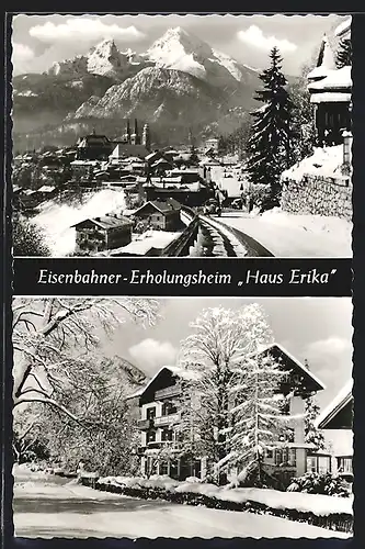 AK Berchtesgaden, Eisenbahner-Erholungsheim Haus Erika
