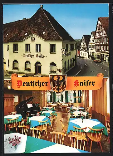 AK Pfullendorf /Baden, Gasthof Deutscher Kaiser, Inh. Fam. Paul Woerz