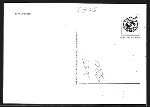 AK Edewecht, Blick auf ein grosses Haus