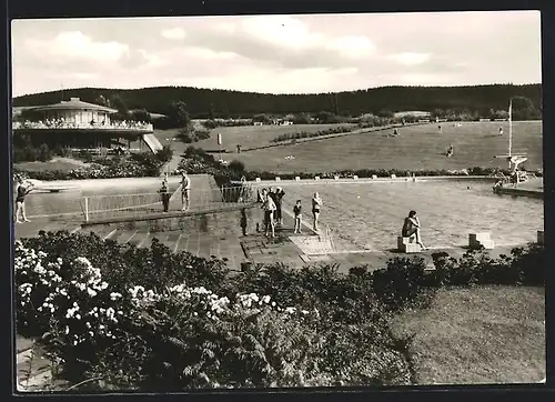 AK Heringen /Werra, Schwimmbad am Steinberg