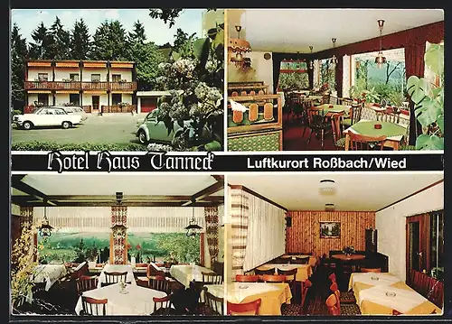 AK Rossbach /Wied, Hotel Haus Tanneck