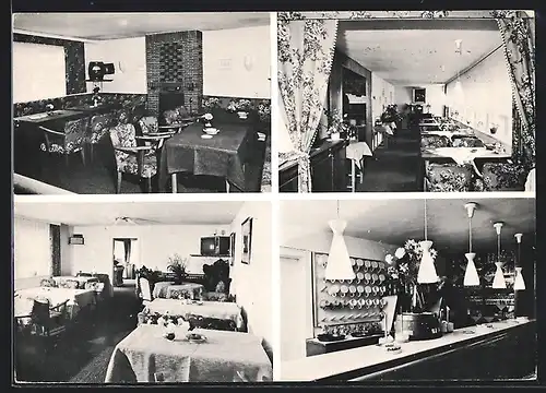 AK Springhirsch-Nützen, Hotel-Restaurant Weisser Hirsch, Bundersstrasse 4, Europastrasse 3