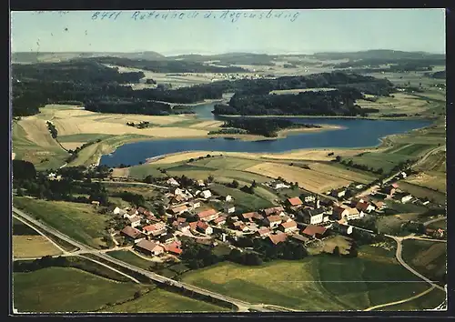 AK Rettenbach / Oberpfalz, Ortsansicht, Fliegeraufnahme