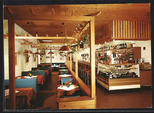 AK Hamburg-Neuenfelde /Elbe, Bundt`s Gartenrestaurant u. Hotel, Innenansicht