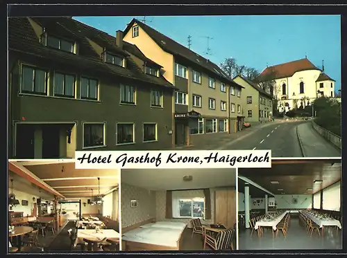 AK Haigerloch, Hotel-Gasthaus Krone, Obersadtstr. 47