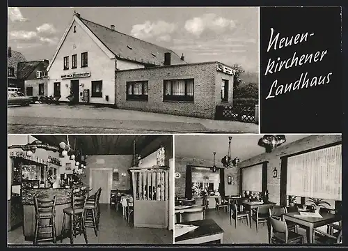 AK Neuenkirchen / Unterweser, Gasthof Neuenkirchener Landhaus, Innenansichten