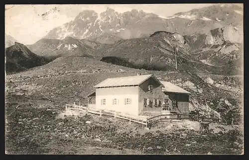 AK Heidelberger Hütte, Berghütte mit Fluchthorn