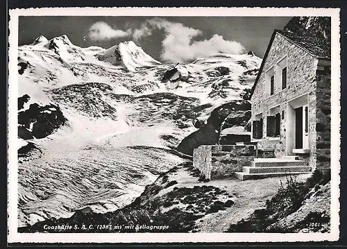 AK Coazhütte, Berghütte S. A. C. mit Sellagruppe