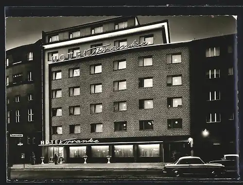 AK Berlin-Wilmersdorf, Hotel Franke, Albrecht-Achilles-Strasse 57