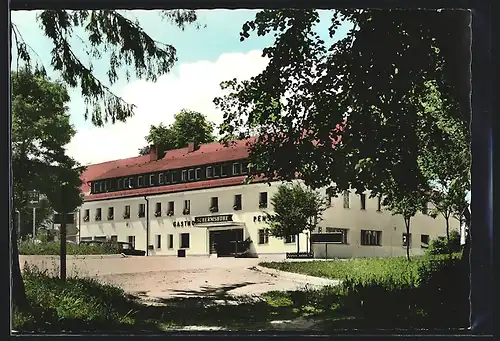 AK Schermshöhe /Plech, Gasthof mit Hotel Berghof