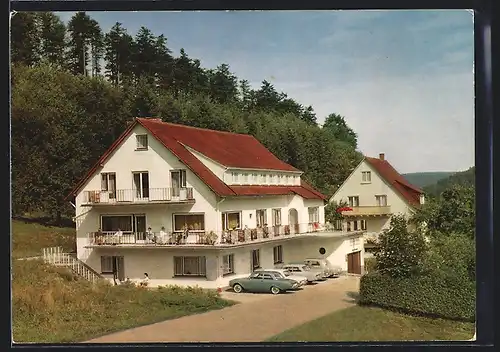 AK Bad Herrenalb /Schwarzwald, Hotel-Pension garni Gästehaus Sonnenalb