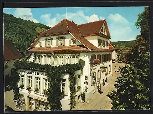 AK Oberharmersbach /Schwarzwald, Ansicht des Hotel Bären