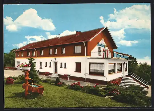 AK Rappweiler /Saar, Gasthof und Pension auf der Alm mit Terrasse