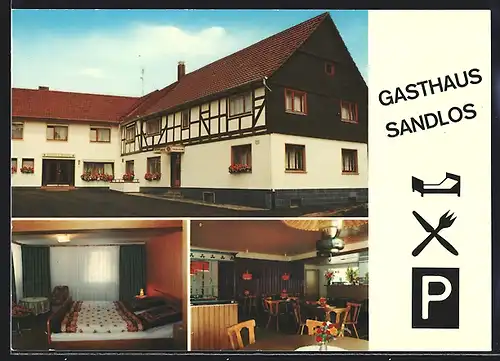 AK Hauneck-Unterhaun, Gasthaus Sandlos