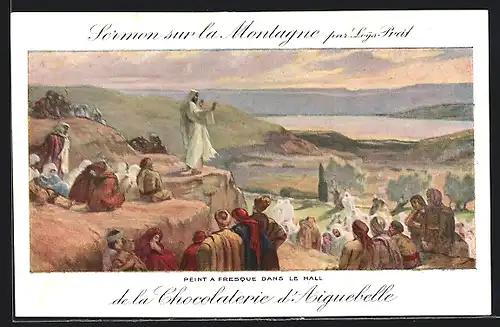 AK Sermon sur la Montagne de la Chocolaterie d`Abiguebelle