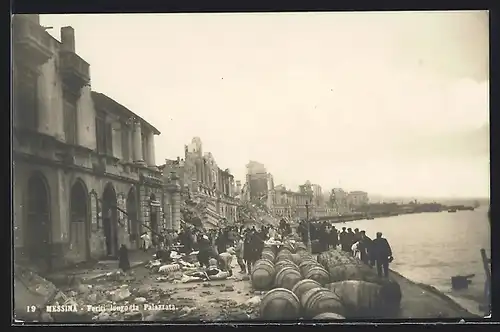 AK Messina, Feriti lungo la Palazzata, Erdbeben