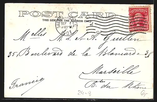 AK San Francisco, Cal., Market St. from 6th, looking East, after the fire, Erdbeben