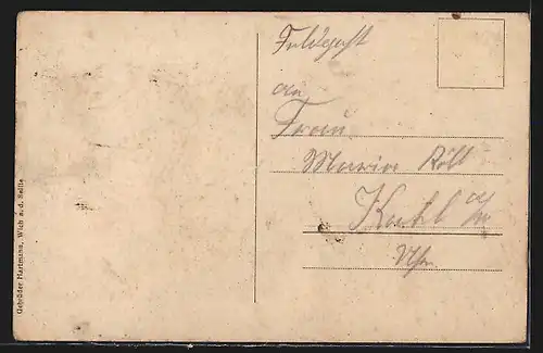 Künstler-AK Wich i. Lothr., Panorama im XVII. Jahrhundert