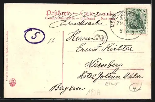 AK Rezonville, Quartier Bismarcks