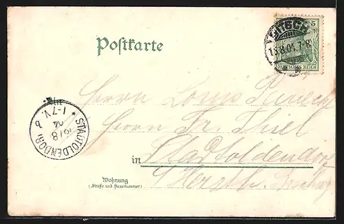 Lithographie Bitsch /Lothr., Ortsansicht mit Festung und Kaserne Freiherr von Falkenstein