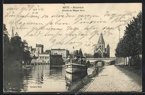 AK Metz, Abords du Moyen Pont