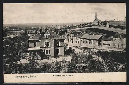 AK Mörchingen /Lothr., Neustadt und Altstadt