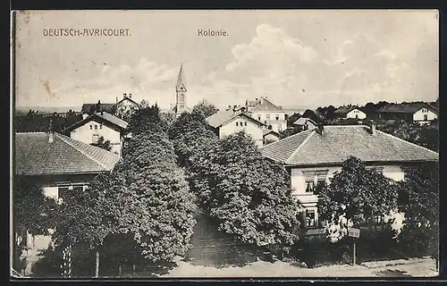 AK Deutsch-Avricourt, Ortspartie