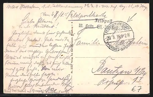 AK Deutsch-Avricourt, Ortspartie