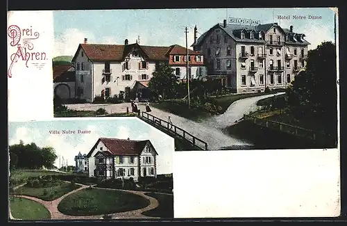 AK Drei Ähren, Hotel Notre Dame, Villa Notre Dame