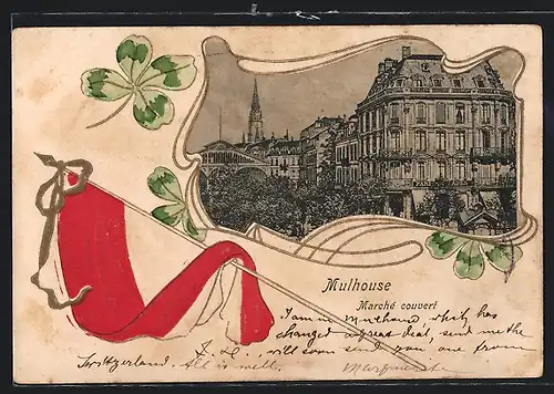 Präge-AK Mulhouse, Marché couvert