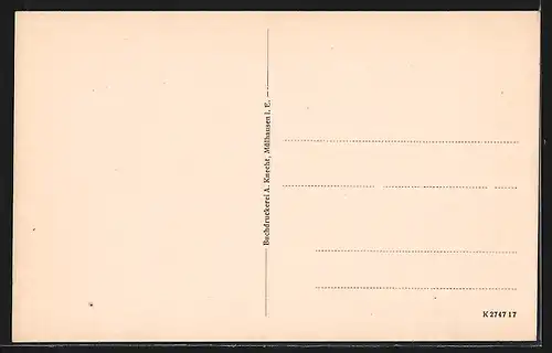 AK Bitschweiler /Vogesen, Panorama mit Kirche