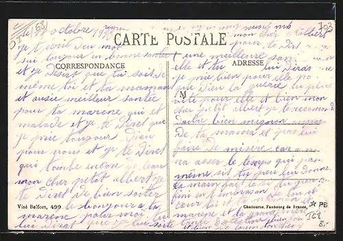 AK Traubach-le-Bas, Maison alsacienne, un Coin du Village