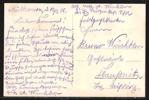 AK Mülhausen, Rathausplatz