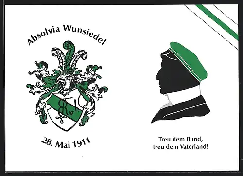 AK Wunsiedel, Absolvia 28. Mai 1911, Studentenwappen