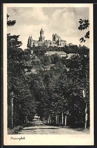 AK Braunfels, Blick auf das Schloss