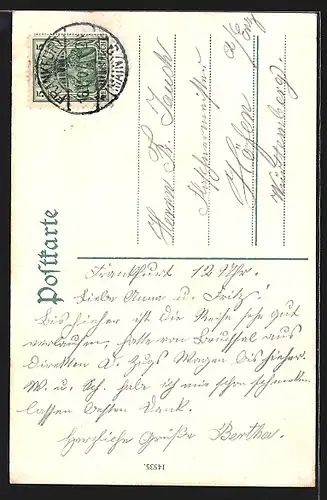 AK Frankfurt a. M., Eschenheimer Turm