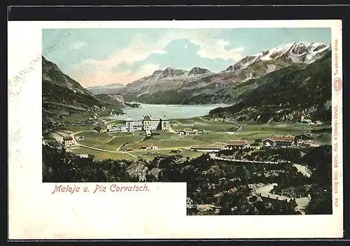 AK Maloja, Ort am Piz Corvatsch