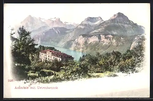 AK Axenfels, Ortsansicht mit Urirothstock