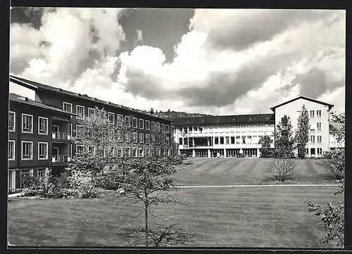 AK Zürich, Partie auf dem Grundstück des Stadtspitals Waid
