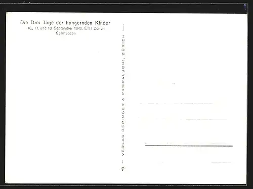 AK Zürich, Die Drei Tage der hungernden Kinder 1942, Spirituosen-Laden