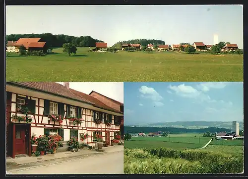 AK Wäldi, Schmidholz, Ortsansicht, Fachwerkhäuser, Blick in die Hügel