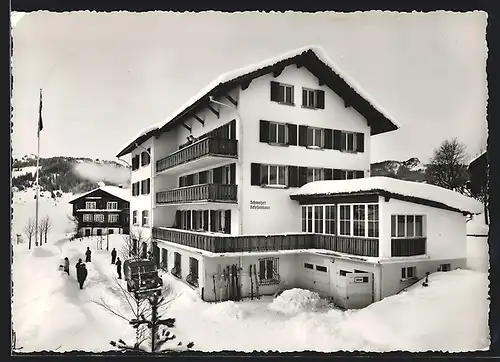 AK Oberiberg, Schweizer Gesellenhaus im Winter