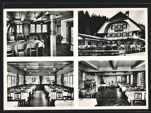 AK Eggiwil i. E., Gasthof z. Bären, Aussenansicht mit Terrasse und Speiseräume